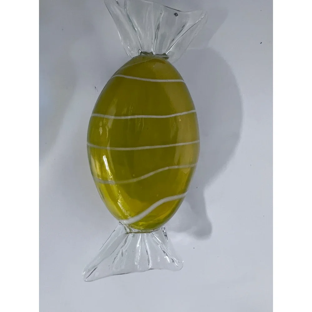 Vintage Italian Hand Blown Art Glass Candy  Set of 5 Murano Style‎ Decor Multi